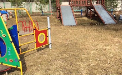 Укладка газона для детской площадки фото 4