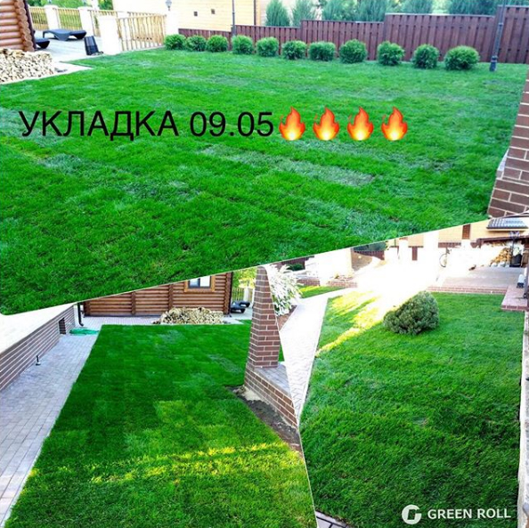 Укладка газона 9 мая Укладка газона 9 мая