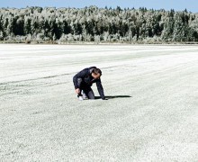 Уход за рулонным газоном зимой